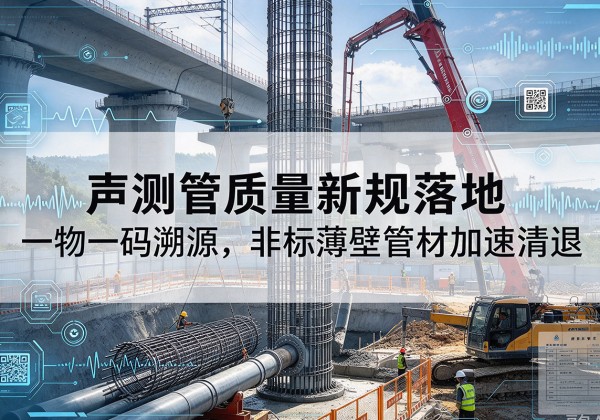 琼海声测管质量新规落地，一物一码溯源，非标薄壁管材加速清退