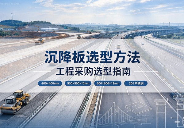 琼海沉降板选择方法